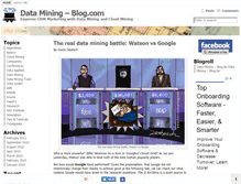 Tablet Screenshot of data-mining-blog.com